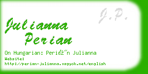 julianna perian business card